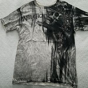 AFFLICTION T-shirt, size Large. Made in USA